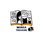 Black Cartoon Manga Comic Book Shop Logo. (2)